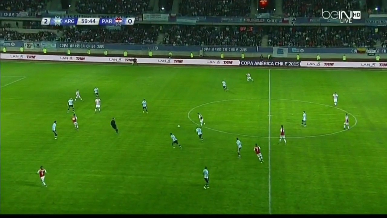 Nelson Valdez Goal Argentina 2 - 1 Paraguay 13/06/2015 - Copa America