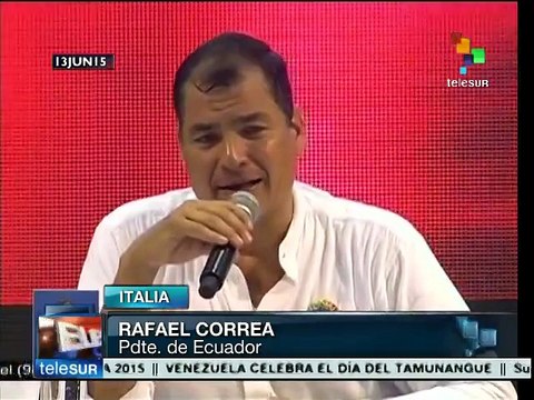 Correa llama a denunciar ecocidio de Chevron en amazonía ecuatoriana