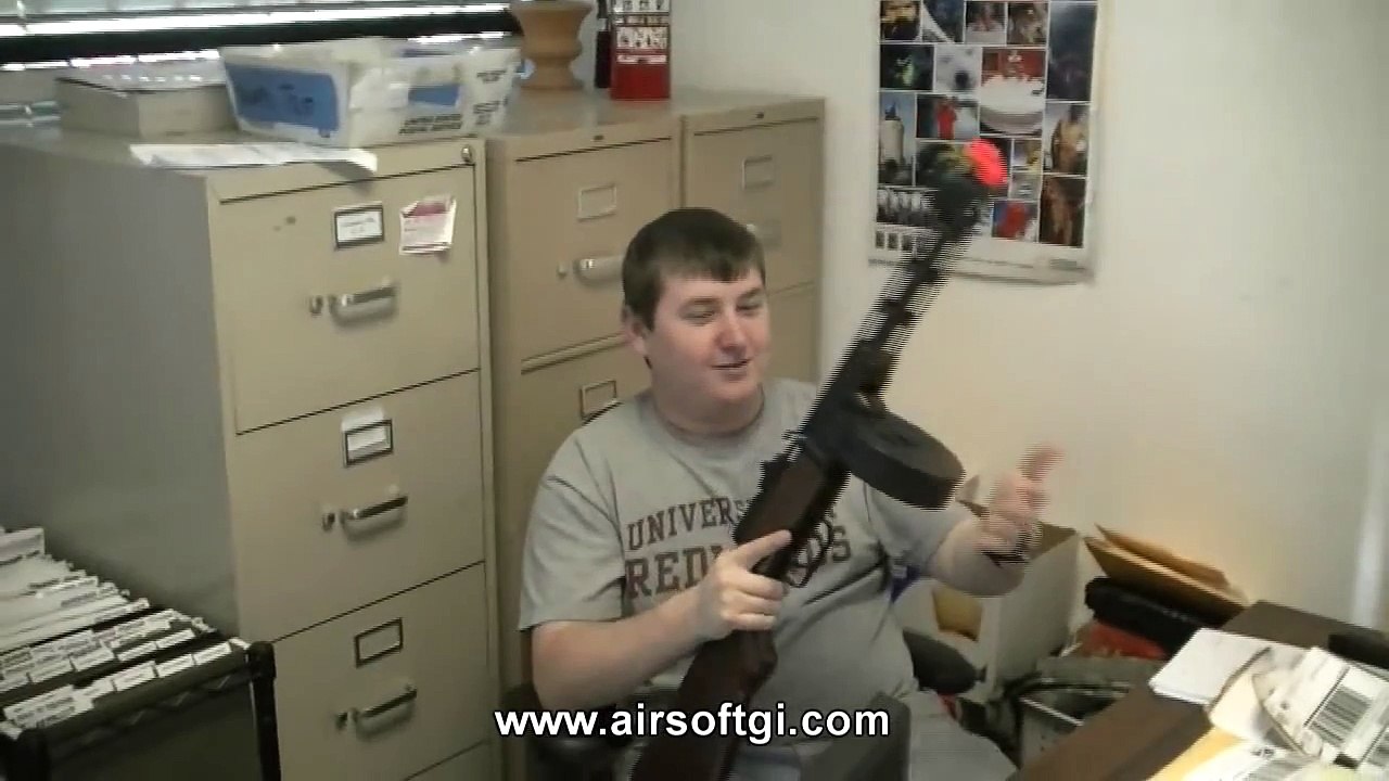 Airsoft GI - Ares PPSH-41 Sub Machine Gun Blow Back AEG - Real Wood / Stamped Steel