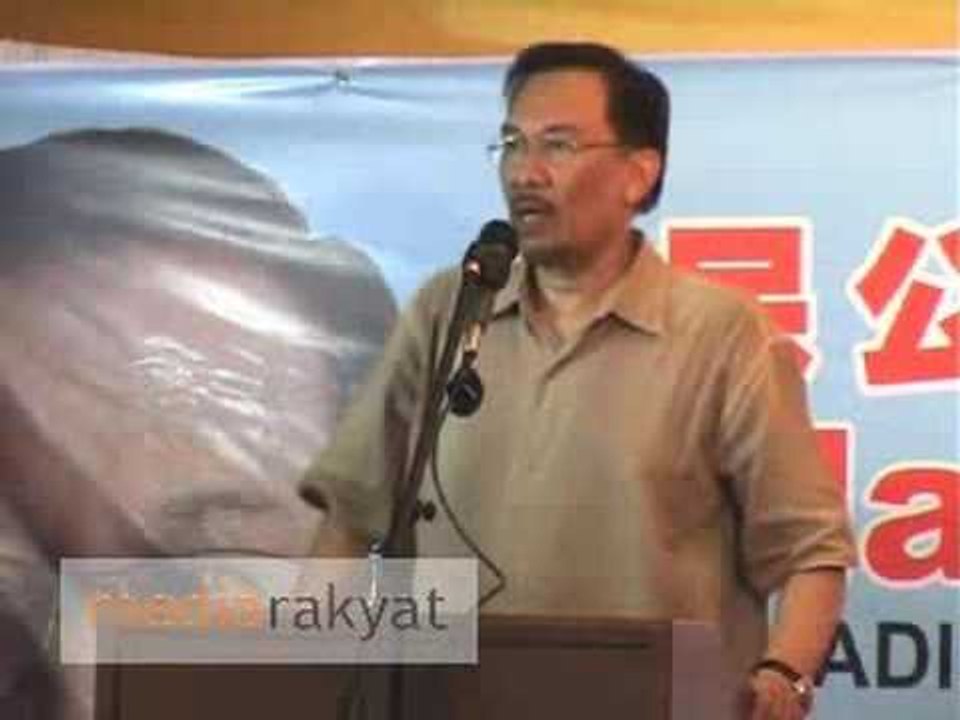 Anwar Ibrahim: Kalau Dia Tak pandai, Jangan Bagi Dia Menang