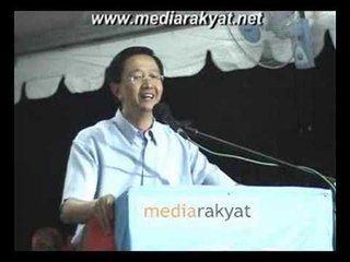 (福建话）Teng Chang Khim 邓章钦：人民对政府失去信心，对“马打”失去信心