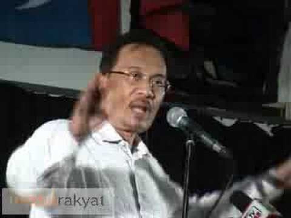 Anwar Ibrahim: Ceramah 01/07/2008 Shah Alam Part 4