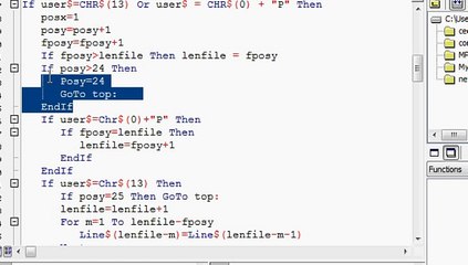Let's write - text editor in Basic