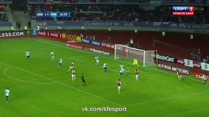 Argentina 2 - 2 Paraguay All Goals and Full Highlights 13/06/2015 - Copa America