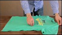 Hoe kan ik snel mijn t-shirt vouwen