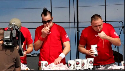 Jimmy Johns Freaky Fast Sandwich Making/Eating Contest