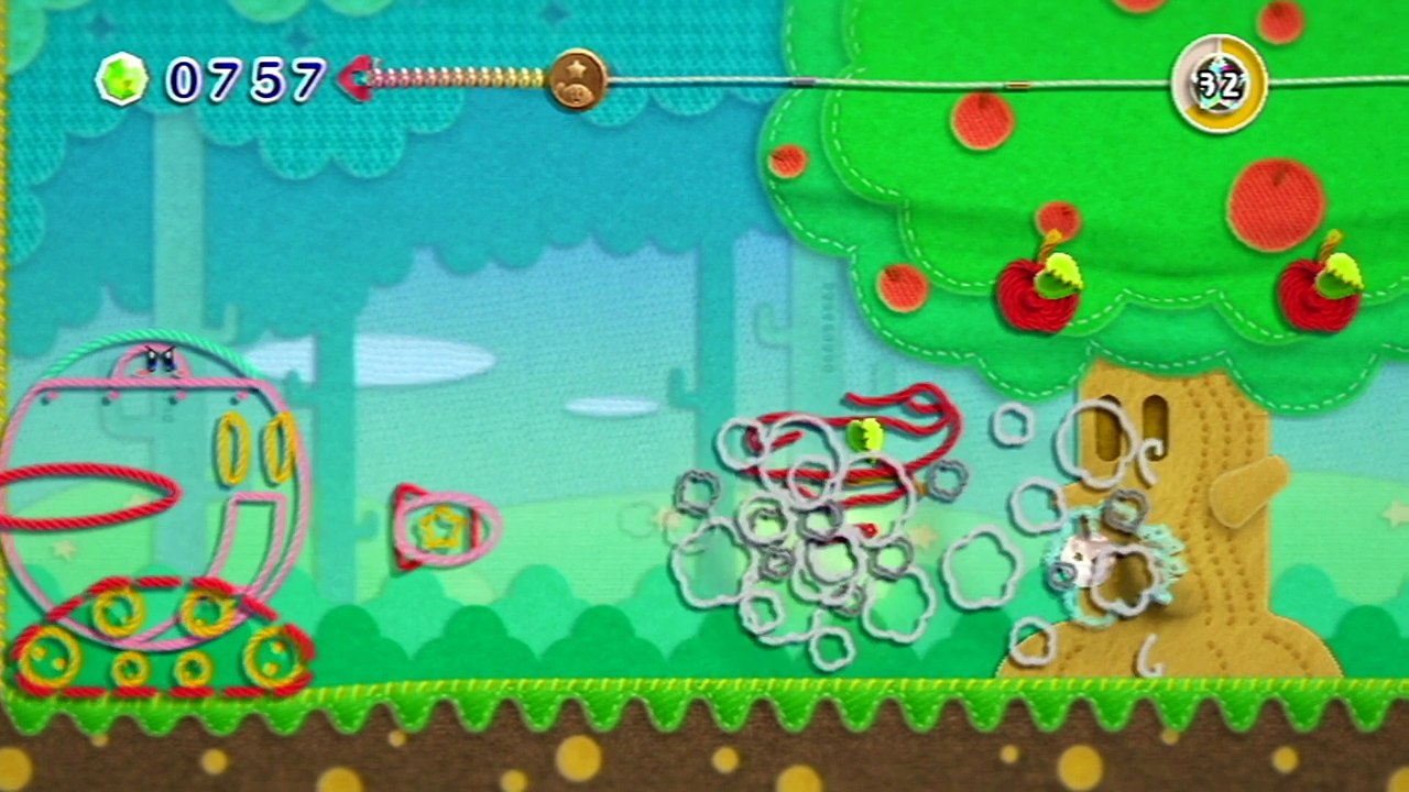 Kirby's Epic Yarn — Walkthrough Part 13 {Wii}