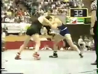 1988 NCAA: Royce Alger (Iowa) vs Dan Mayo (Penn St) Pt 1