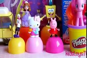 ★★★ Kinder Surprise Eggs barbie sofia the first Spongebob peppa pig my little pony hello k