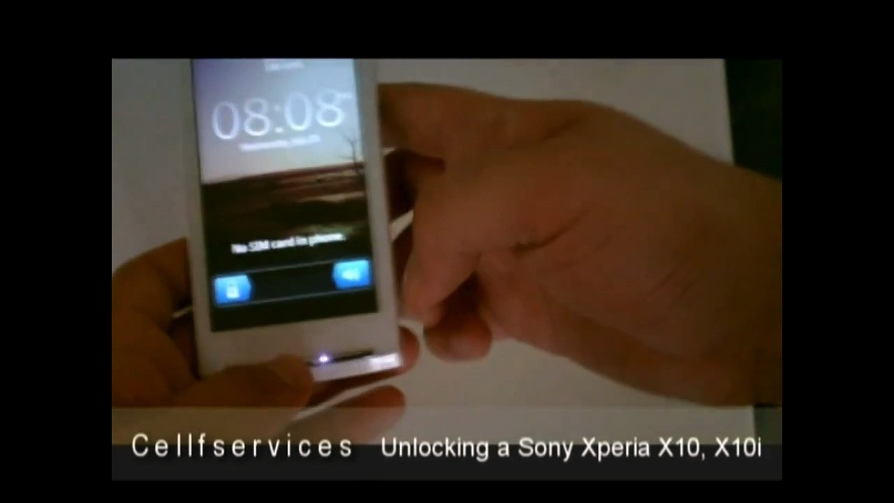 How to Unlock Sony Ericsson Xperia X10, X10i - AT&T, Rogers, Vodafone, O2, Orange, 3, T-mobile
