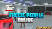 GTA 5 Glitches - Freeze People Online Glitch - Garage Freeze Animation Glitch - GTA 5 Trolling!!