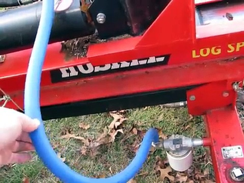 huskee 22 ton log splitter