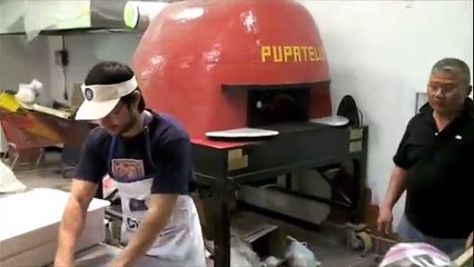 first pizza at pupatella with forno napoletano