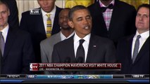 2011 NBA Champion Dallas Mavericks Visit White House, Meet President Obama