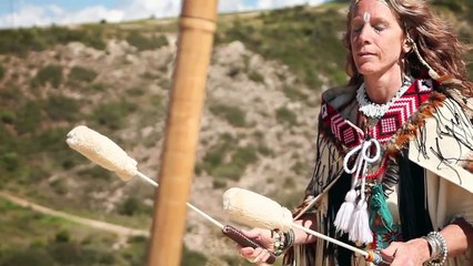 White Eagle Medicine Woman & Grandmother Drum, Moray Sacred Site, Cusco Peru