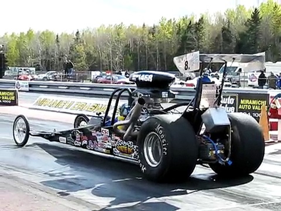 Kevin Trites crashes Miramichi Dragway park video Dailymotion
