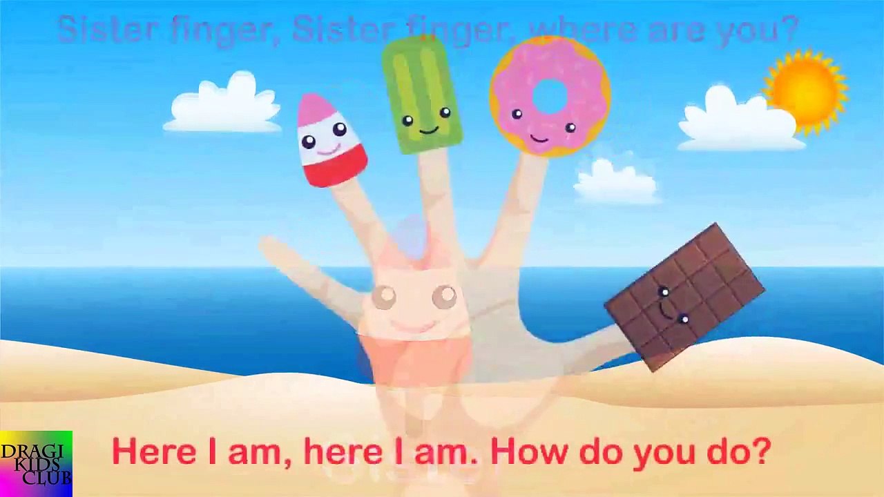 Finger Family Ice Cream Song Nursery Rhymes Ice Cream for Children   Daddy Finger