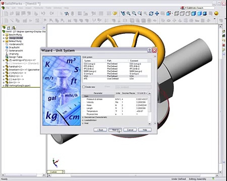 SolidWorks Flow Simulation - Pressure Drop