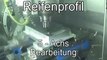 5 Achs Bearbeitung einer Reifenprofilform CNC Mill