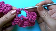 How to Crochet Bruges lace Брюггские кружева Вязание крючком   5