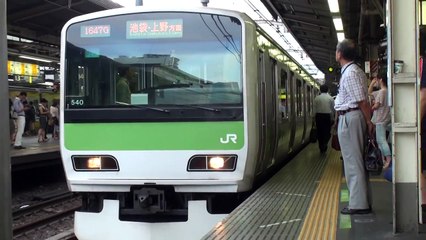 山手線新宿駅 夕方の超過密運転 Busy Trains Tokyo JR Yamanote Line Shinjuku Station
