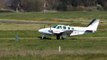 Beechcraft Baron 58 N28TE takeoff from La Baule-Escoublac - LYB