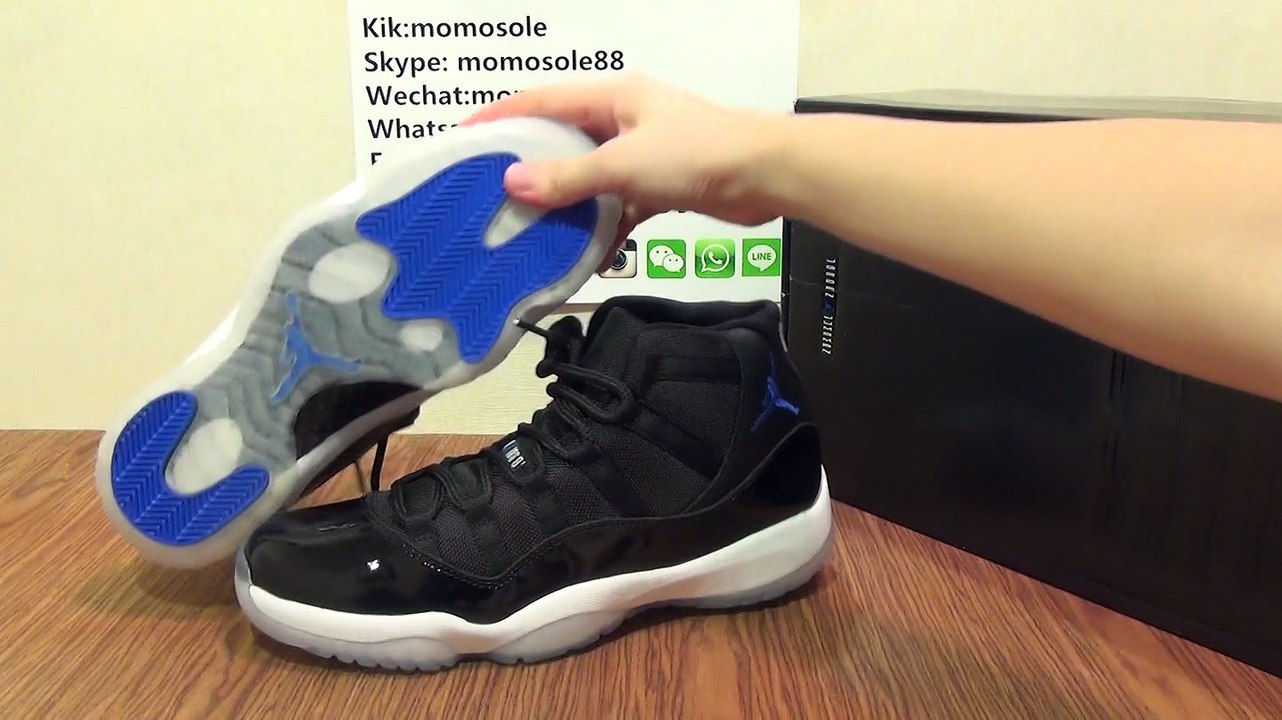 Authentic Air Jordan 11 Space Jam