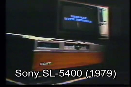 TV Commercial for the Sony Betamax SL-5400 VCR - 1979!!