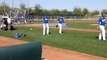 Dodgers Pitcher Jose Dominguez faces Carl Crawford & Alexander Guerrero at Spring Training Feb 2014