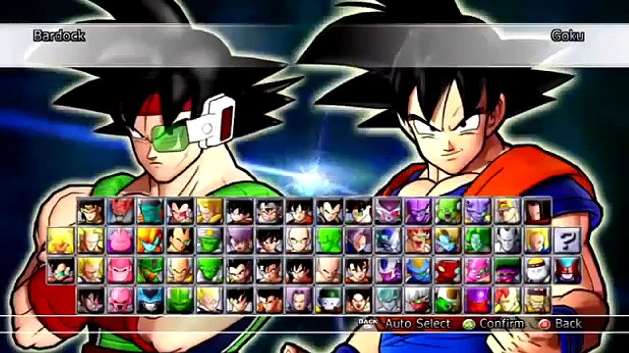 DragonBall Raging Blast 2: Goku VS Bardock (Live Commentary)