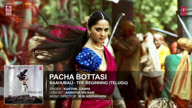 Pacha Bottasi Full Song (Audio) Baahubali Prabhas, Rana, Anushka, Tamannaah Bahubali Songs