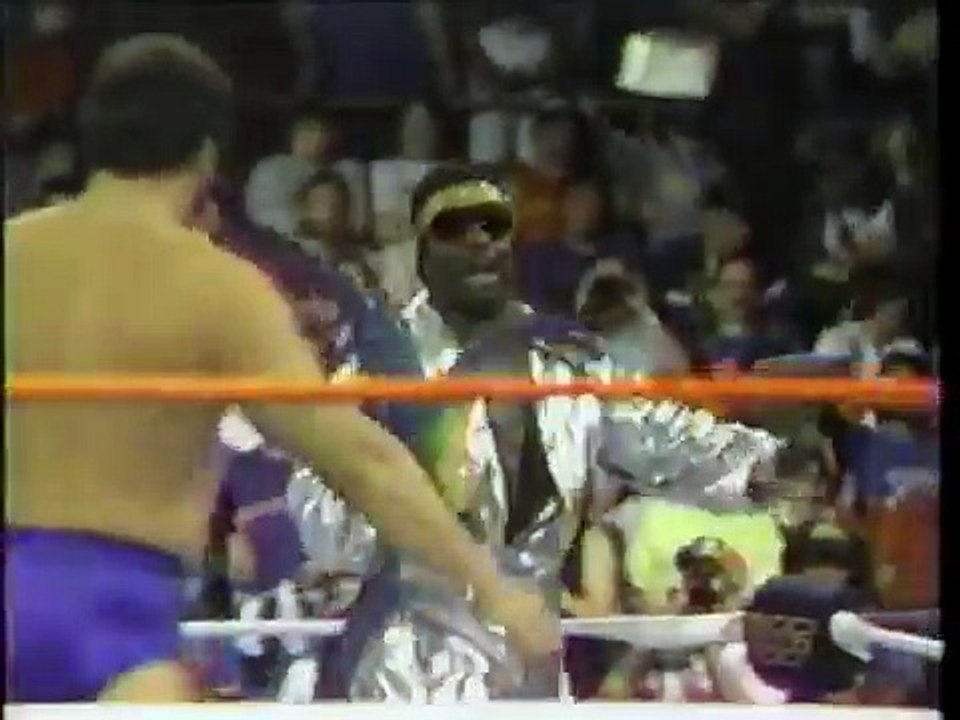WWF Wrestling 1988 w/ Koko B Ware Bobby "The Brain" Heenan Andre the Giant Harley Race Hulk Hogan