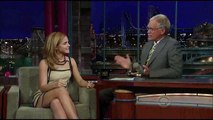 Emma watson with David Letterman