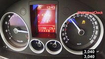 VW Golf 5 V R32 DSG 0-100 0-200 Sound Acceleration test