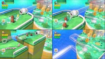 World 1-1 Side by Side Character Comparison - Super Mario 3D World