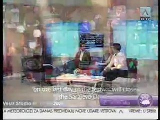 O Danima Sarajeva, Otvoreni studio TV Avala, 27.4.2011.
