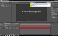 Camera Shaking Effect /Wiggle Expression in After Effects