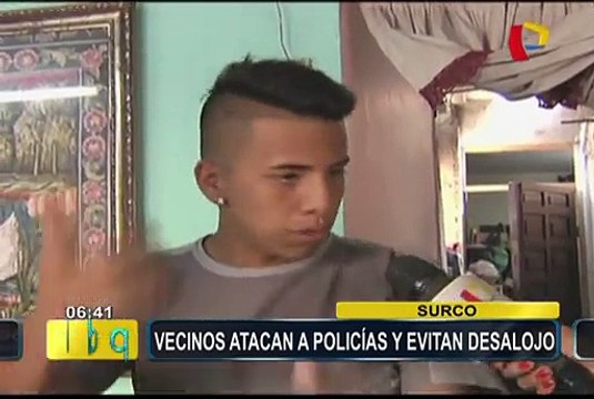 Vecinos atrincherados para impedir desalojo en Surco: familias denuncian supuestas irregularidades