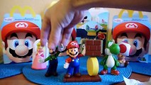 2013 Nintendo Super Mario Bros McDonald's Happy Meal Toys Full Set Unboxing