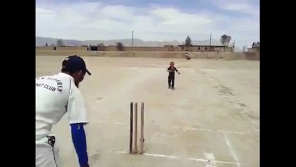 Excellent Bowling by Smart Boy of 12 Years (He will be Good Player nearer Future)
