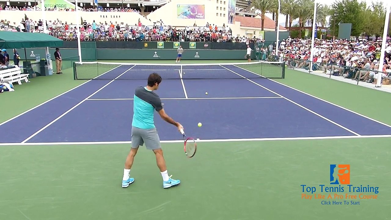 Federer-Wawrinka Training | Indian Wells 2015