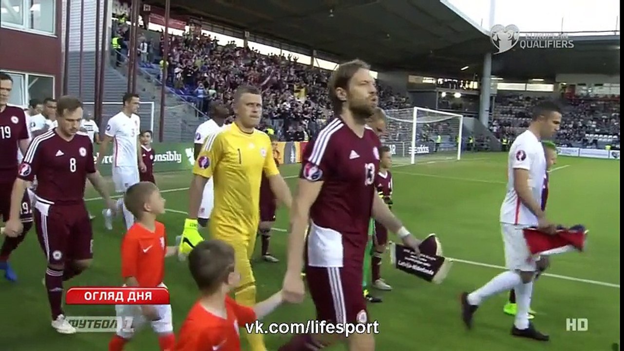 Latvia 0 - 2 Netherlands | European Championship 2016 | Qualifications | Highlights