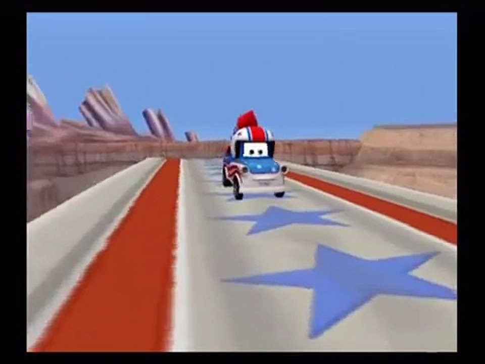 Cars: Race O Rama (PS2) Gameplay: Mater the Greater Stunt