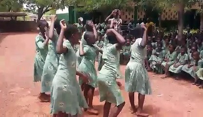 Group Dance by Students of Alhassan Gbanzaba Memorial - WWFC Ghana