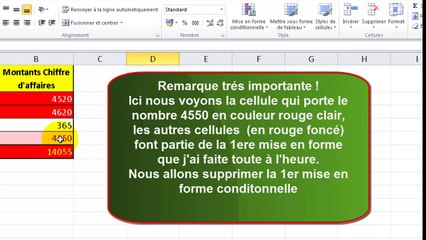 EXCEL 2013 : MISE EN FORME CONDITIONNELLE ( Explications simples et détaillées )