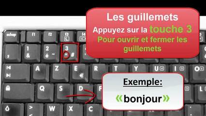 SAVOIR DE BASE : L'utilisation d'un clavier d'ordinateur