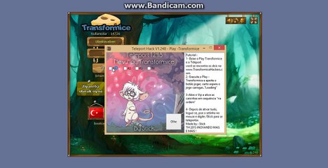 Transformice  teleport ışınlanma hack