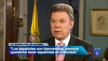 Entrevista al Presidente Juan Manuel Santos en Televisión Española - 23 de enero de 2014