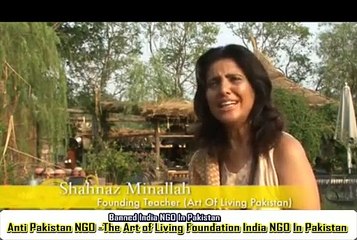 ▶ Anti Pakistan NGO -The Art of Living Foundation India NGO In Pakistan