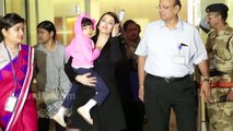 Aishwarya Rai Bachchan and Aaradhya Return From Cannes Film Festival